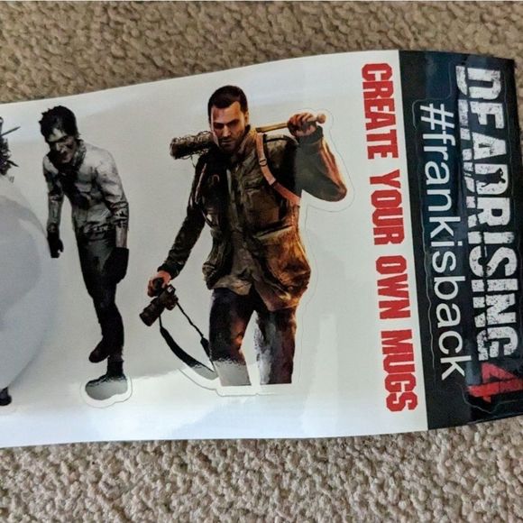 Dead Rising Zombie DIY Custom Mug White Mug with Decals - Picture 8 of 8